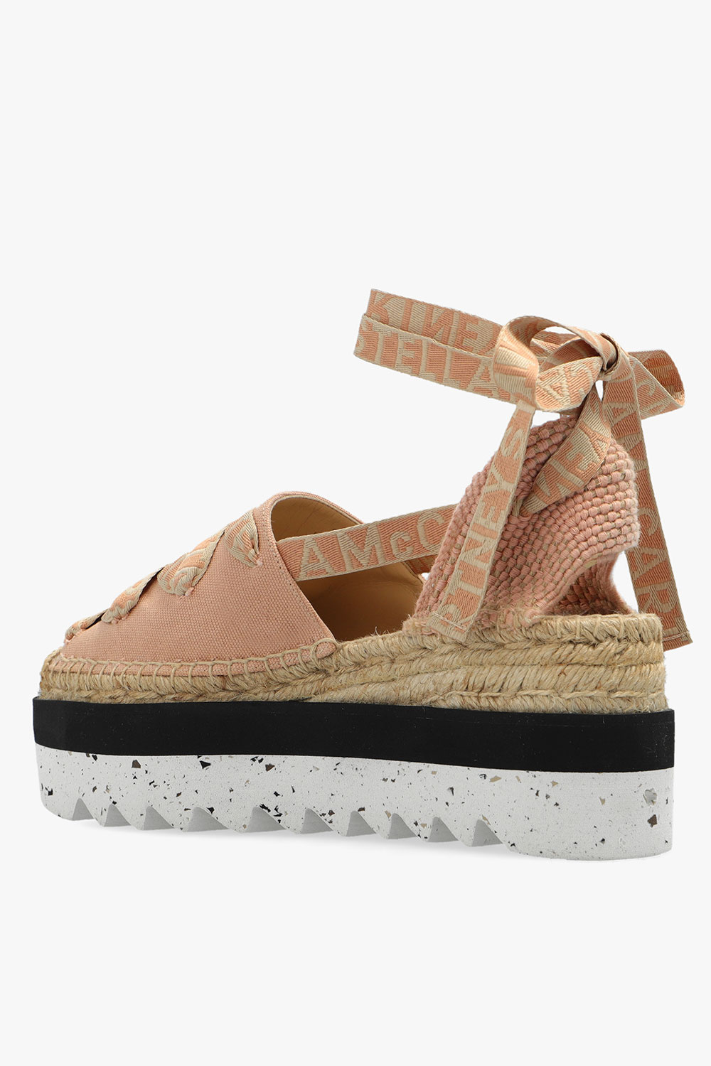【関税送料込】☆Stella McCartney☆Gaia Platform Espadrilles STELLA MCCARTNEY Gaia Platform Espadrilles - Green/Beige